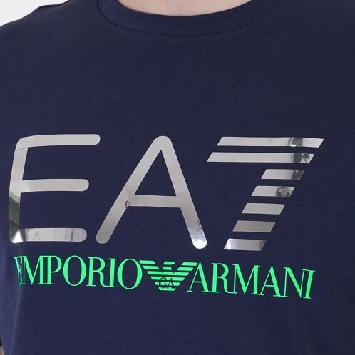 Tricou EMPORIO ARMANI EA7 pentru barbati TRAIN LOGO SERIES SPECIAL M MIRROR LOGO TEE - 3LPT36PJ5MZ01554