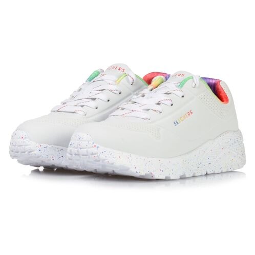 Pantofi sport SKECHERS pentru copii UNO LITE - RAINBOW SPECK - 310456LWMLT